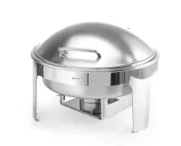Chafing Dish rund, satiniert,6 Liter