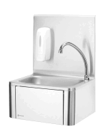 Hendi Spülbecken Mit Kniebedienbarer Wasserhahn Und Seifenspender