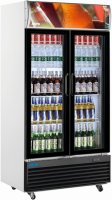 Saro Getränkekühlschrank 2türig  mit Werbetafel GTK 800