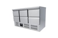 Edelstahl-Kühltisch von Saro mit Schubladen