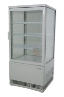 Mini-Umluftkühlvitrine Modell SC 70, weiß