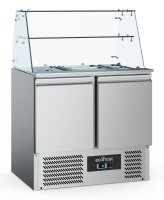 Gekühlte Saladette Mit Glas  2 Türen