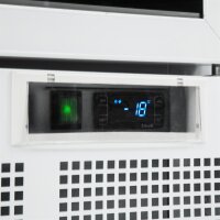Display Gefrierschrank Polar mit 2 Glastüren - Umluftkühlung, 920 Liter, abschließbar