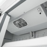 Display Gefrierschrank Polar mit 2 Glastüren - Umluftkühlung, 920 Liter, abschließbar
