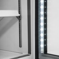 Display Gefrierschrank Polar mit 2 Glastüren - Umluftkühlung, 920 Liter, abschließbar