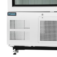 Display Gefrierschrank Polar mit 2 Glastüren - Umluftkühlung, 920 Liter, abschließbar