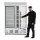 Display Gefrierschrank Polar mit 2 Glastüren - Umluftkühlung, 920 Liter, abschließbar