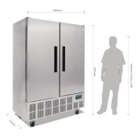 Polar Kühlschrank Slimline Serie G - 960 Liter, 2...