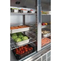 Polar Kühlschrank Slimline Serie G - 960 Liter, 2 Türen, Edelstahl