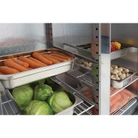 Polar Kühlschrank Slimline Serie G - 960 Liter, 2 Türen, Edelstahl