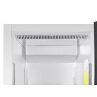 Polar Edelstahl-Kühlschrank 440 Liter