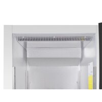 Edelstahl Tiefkühlschrank Slim 440 Liter, 1-türig