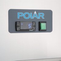 Polar Pizzatisch/ Saladette Mit Edelstahlplatte, 2-Türig
