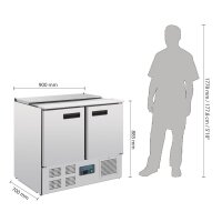 Polar Gekühlte Saladette 240 Liter