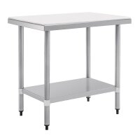 Vogue Arbeitstisch 90x90x60 cm - mit Schneidbrett,...