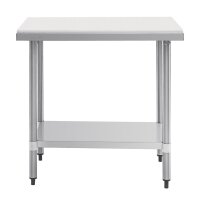 Vogue Arbeitstisch 90x90x60 cm - mit Schneidbrett,...