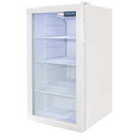 Polar Glastürkühlschrank mit 88 Liter - Unterbau, eintürig, weiß