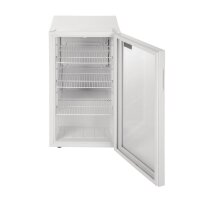 Polar Glastürkühlschrank mit 88 Liter - Unterbau, eintürig, weiß