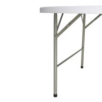Bolero Buffettisch Klapptisch in weiß und rund Ø 153cm