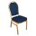 Bolero Bankettstühle mit runder Lehne blau