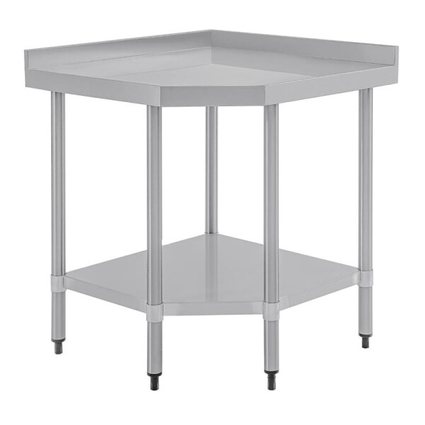 Vogue Arbeitstisch 900x800x600mm Eckelement mit Aufkantung und Grundboden