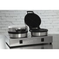 Dualit Profi Waffeleisen mit 2 Platten - Ø16 cm, Antihaft, 230V