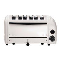 Dualit Toaster weiß mit 6 Schlitzen, Model 60146