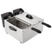 Caterlite Doppelfritteuse 2x3,5L - Edelstahl, 230V,...