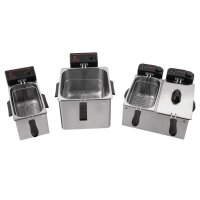 Caterlite Elektro-Fritteuse 3,5 Liter – Kompakte Tischfritteuse, Edelstahl, 2 kW