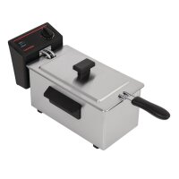 Caterlite Elektro-Fritteuse 3,5 Liter – Kompakte Tischfritteuse, Edelstahl, 2 kW