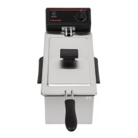 Caterlite Elektro-Fritteuse 3,5 Liter – Kompakte Tischfritteuse, Edelstahl, 2 kW