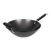 Kitchen Craft Wok antihaftbeschichtet mit flachem Boden...