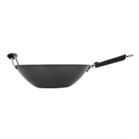 Kitchen Craft Wok antihaftbeschichtet mit flachem Boden...