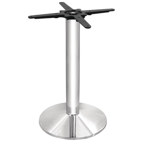 Bolero Tischfuß in rund aus Chrom und Ø430mm