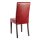 Rote Esszimmerstühle mit Kunstleder, 2 Stück