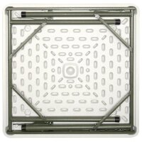 Bolero Buffettisch quadratisch und klappbar in weiß 860x860x740mm