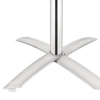 Bolero Tisch quadratisch und klappbar aus Aluminium und Eschenholz 600x600720mm