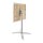 Bolero Tisch quadratisch und klappbar aus Aluminium und Eschenholz 600x600720mm