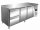 Kühltisch inkl. 2er Schubladenset Modell KYLJA 3110 TN, Maße: B 1795 x T 700 x H 890-950