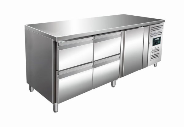 Edelstahl-Kühltisch von Saro, 465 Liter