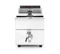 Gastro Induktionsfritteuse 8 Liter - mit Ablasshahn,...