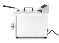 Gastro Induktionsfritteuse 8 Liter - mit Ablasshahn,...