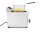 Gastro Induktionsfritteuse 8 Liter - mit Ablasshahn, Edelstahl, Tischmodell