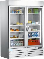 Saro Kühlschrank mit Glastür, 2-türig,...