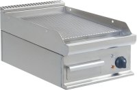 Elektro-Griddleplatte Tischmodell E7/KTE1BBR, Maße: B 400, Bratplatte: 395 x T 700, Bratplatte: 530 x H 270