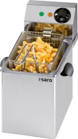 Elektro Fritteuse mit 4 Liter - Edelstahl, 2 kW, 230 v