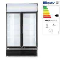 Hendi Kühlschrank mit Werbetafel, 618 Liter