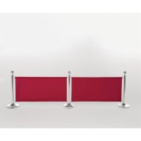 Bolero Abschirmwand Rot