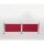 Bolero Abschirmwand Rot