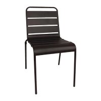 Bolero Bistrostühle Schwarz (4er Set) –...
